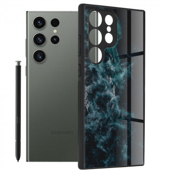 Husa telefon Samsung Galaxy S23 Ultra - Techsuit Glaze Series - Blue Nebula