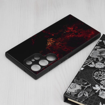Husa telefon Samsung Galaxy S23 Ultra - Techsuit Glaze Series - Red Nebula - Img 3