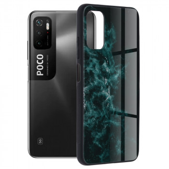 Husa telefon Xiaomi Redmi Note 10 5G / Poco M3 Pro 5G - Techsuit Glaze Series - Blue Nebula