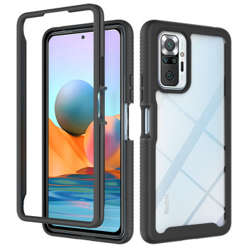 Husa telefon Xiaomi Redmi Note 10 Pro / Note 10 Pro Max + Folie - Techsuit Defense360 Pro - Black