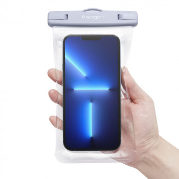 Husa universala pentru telefon (set 2) - Spigen Waterproof Case A601 - Aqua Blue - Img 4