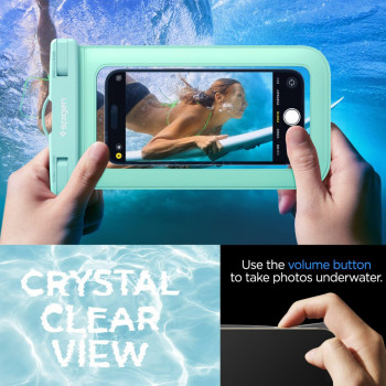 Husa universala pentru telefon - Spigen Waterproof Case A601 - Mint - Img 2