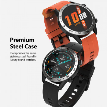 Rama pentru Huawei Watch GT 2 46mm - Ringke Bezel Styling - Stainless Silver - Img 3