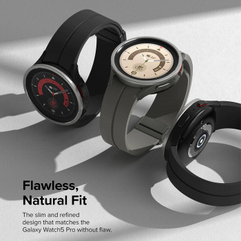 Rama pentru Samsung Galaxy Watch5 Pro - Ringke Bezel Styling - Stainless Silver - Img 3