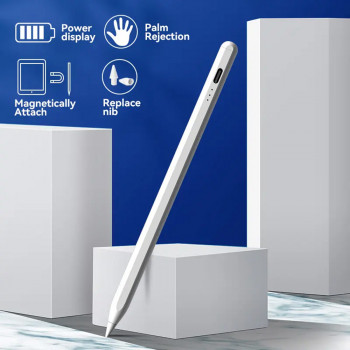 Stylus Pen pentru iPad - Techsuit (JA04) - White - Img 2