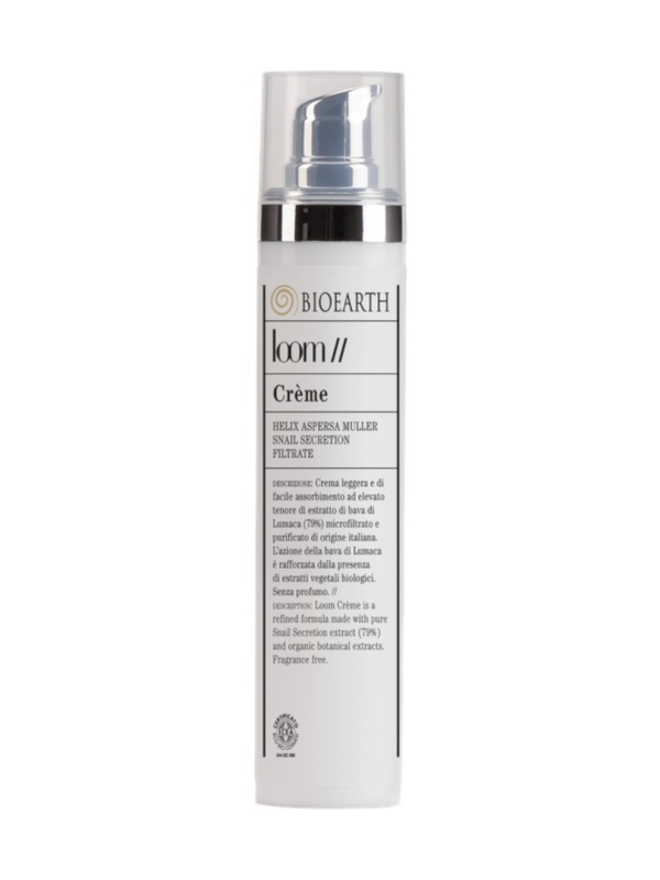 Crema bio cu melc, ten mixt si gras, 50 ml - Loom Bioearth