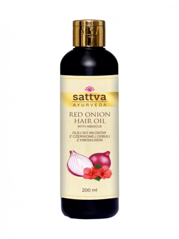 Ulei de ceapa, anticadere si crestere par, 200ml – Sattva Ayurveda