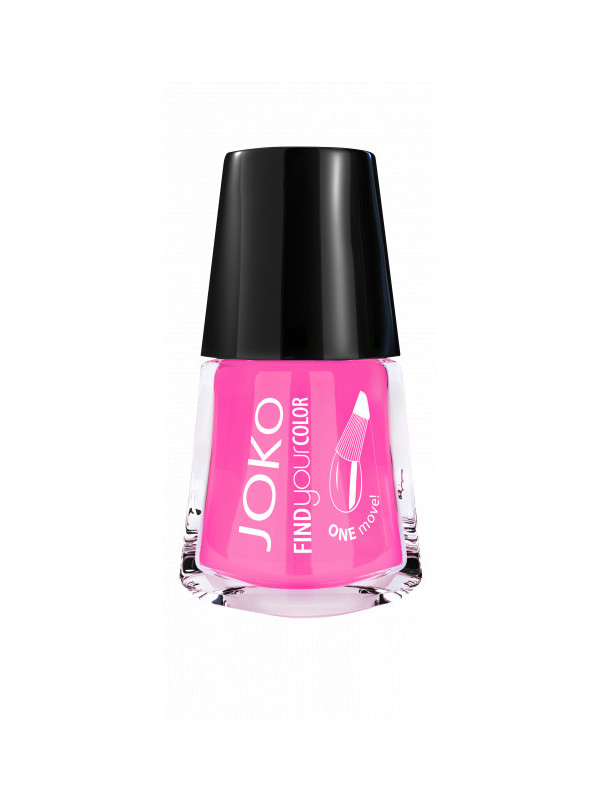 Lac de unghii neon JOKO Find Your Color Roz Intens nr 3 EDITIE LIMITATA