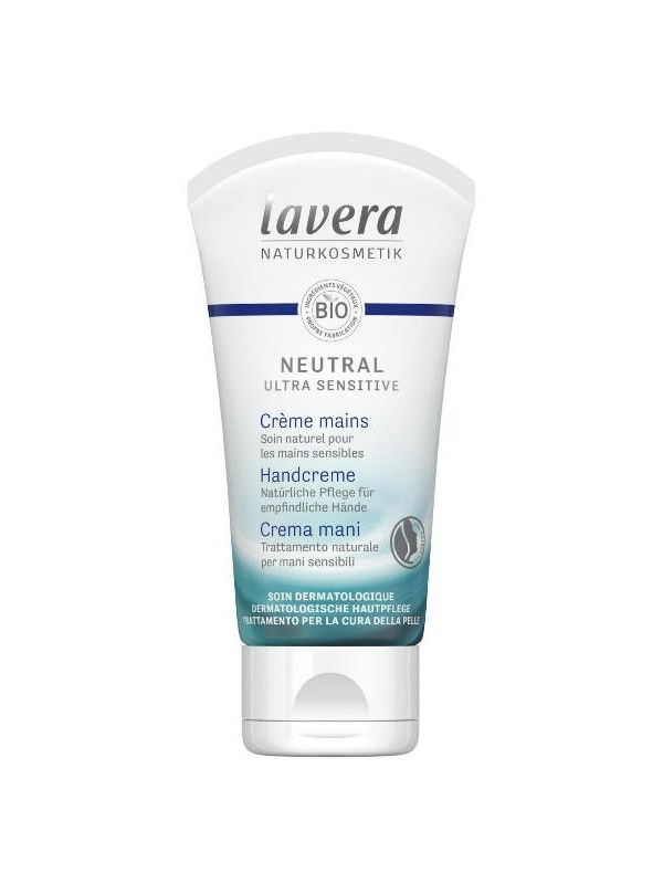 Crema de maini pentru piele foarte sensibila si iritata, Neutral - LAVERA