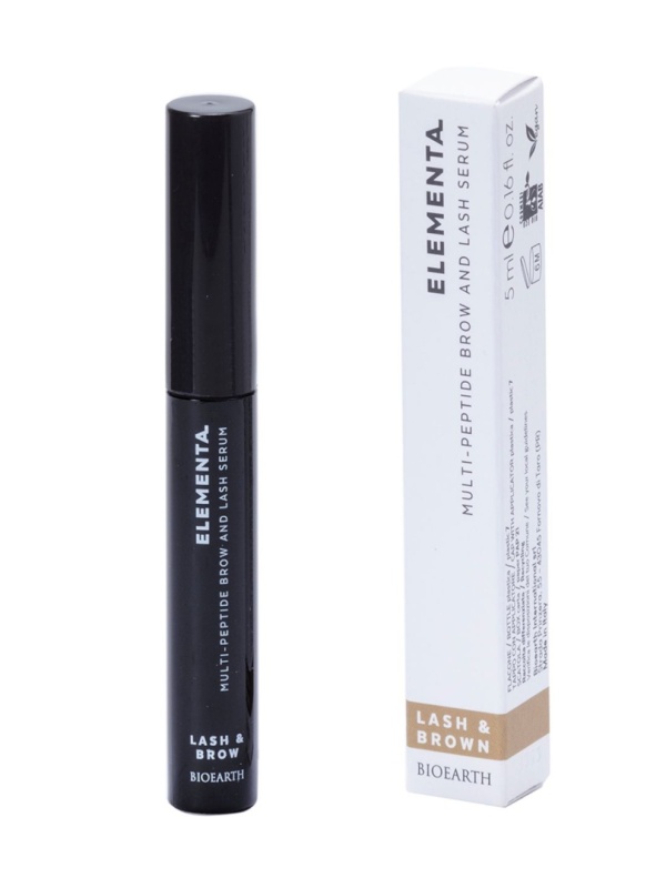 Ser pentru gene si sprancene cu peptide, 5ml – Elementa Bioearth