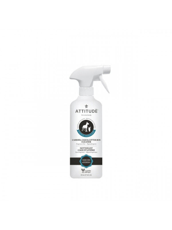 Soluție pentru curățarea cuștii sau a cutiei, fără miros, 475ml - Attitude