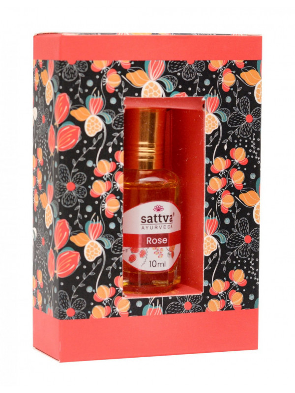 Ulei de parfum Trandafir,10ml – Sattva Ayurveda