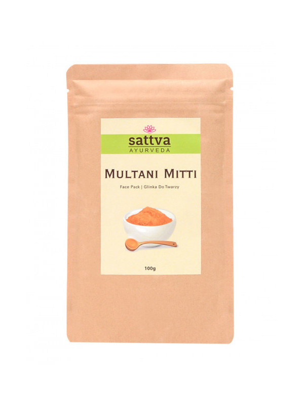 Argila Multani Mitti,100gr – Sattva Ayurveda