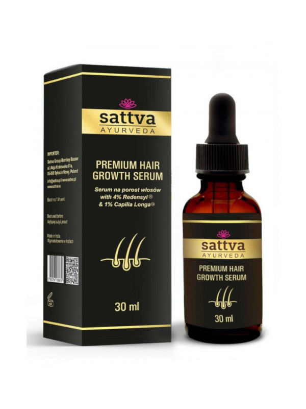 Ser pentru cresterea parului, barbati si femei, 30ml – Sattva Ayurveda