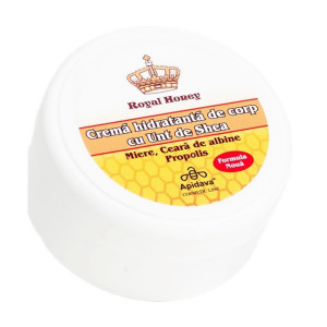 Crema naturala hidratanta de corp cu miere, propolis, ceara de albine - Apidava