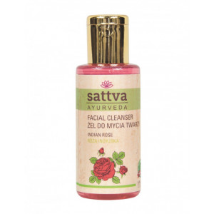 Gel de curatare fata cu Trandafir, 100ml - Sattva Ayurveda