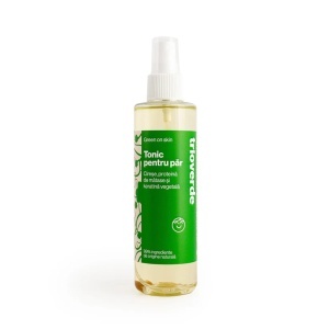 Tonic pentru par cu keratina vegetala, si proteina din matase cu aroma de Cirese - Trio Verde