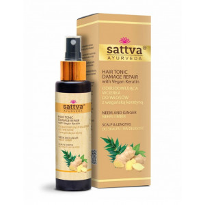 Tratament scalp si par cu neem si ghimbir, 100ml - Sattva