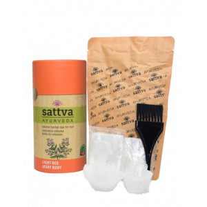 Vopsea de par Cupru, 150gr – Sattva Ayurveda - Img 2