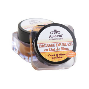 Balsam de buze cu miere si ceara de albine 10ml - Apidava