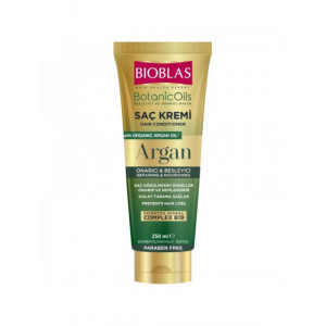 Balsam pentru par uscat, deteriorat sau proaspat vopsit Argan Oil, 250 ml, Bioblas
