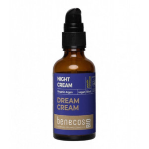 Crema de noapte intensiva cu argan pentru ten matur, uscat, DREAM CREAM - benecosBIO