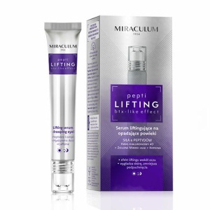 Crema ochi cu 6 peptide, acid hialuronic cafeina pentru pleoape cazute care si-au pierdut fermitatea (alternativa naturala la botox) - Miraculum 20ml