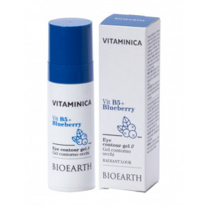 Gel contur ochi cu B5, afine si acid hialuronic, 30ml – Vitaminica Bioearth