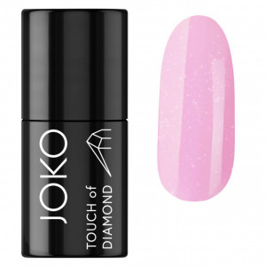 Lac gel pentru unghii JOKO TOUCH OF DIAMOND fără uscare lampă nr. 41 Rose Nude Sparly
