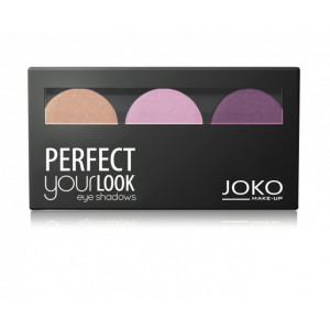 Paleta de farduri de pleoape cu trei culori JOKO TRIO 304