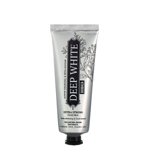 Pasta de dinti pentru albire intensa cu carbon activ DEEP WHITE, 100 ml - BIOBAZA