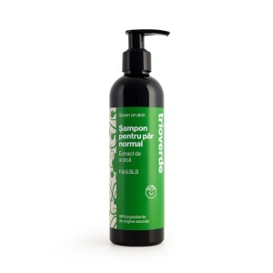 Șampon cu extract de Urzică pentru păr gras /cu teindinte de ingrasare 250ml - Trio Verde