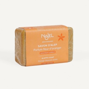 Sapun de Alep Najel cu flori de portocal bio 100g Najel - Img 2