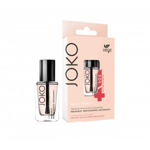 Tratament de unghii JOKO 100 % VEGAN SOS After Hybrid 01 Concentrat cu Proteine si Silicon 11 ML