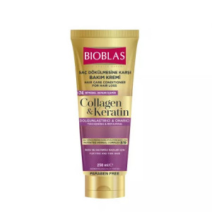 Balsam pentru par subtire, fara volum Collagen, 250 ml, Bioblas