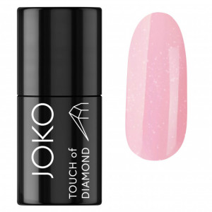 Lac gel pentru unghii JOKO TOUCH OF DIAMOND fără uscare lampă nr. 42 Bright Pink Sparkly