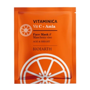 Masca servetel antirid cu Amla si Vitamina C - Vitaminica Bioearth