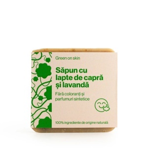 Sapun cu lapte de capra si lavanda-Trio Verde