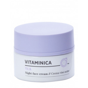 Crema cu retinol, vitamina A si acid hialuronic de noapte ten normal sau uscat, 50ml – Vitaminica Bioearth