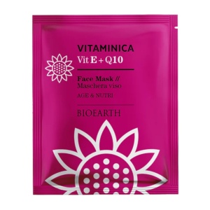 Masca servetel antirid cu Q10 si Vitamina E - Vitaminica Bioearth