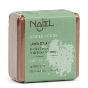 Sapun de Alep Najel cu argila rosie 100g- Najel