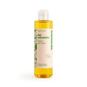 Ulei anticelulitic cu cafea si piper negru - Trio Verde 200ml