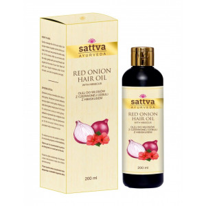 Ulei de ceapa, anticadere si crestere par, 200ml – Sattva Ayurveda - Img 2