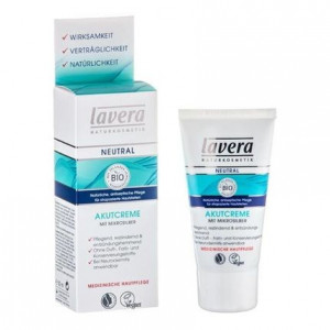 Akutcreme, tratament intensiv cu particule de argint pentru pielea iritata si eczeme,- LAVERA