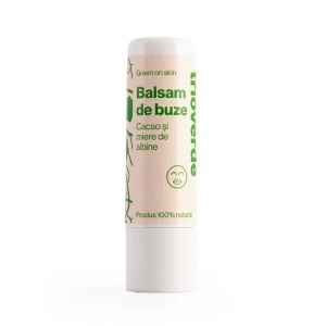 Balsam de buze cu unt de Cacao și Miere Trio Verde