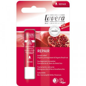 Balsam de buze intensiv REPAIR, cu rodie si nuci braziliene - LAVERA