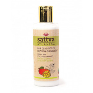 Balsam de par cu Mango pentru par usor de pieptanat, 210ml - Sattva Ayurveda (toate tipurile de par)