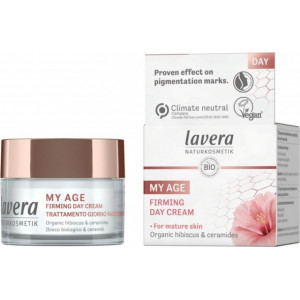 Crema de zi fermitate ten matur cu hibiscus si ceramide MY AGE, 50ml - LAVERA