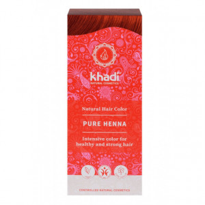 Henna Pura (Rosu) – vopsea de par naturala - Khadi
