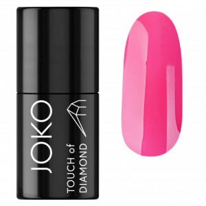 Lac gel pentru unghii JOKO TOUCH OF DIAMOND fără uscare lampă nr. 44 Vibid Peony mat